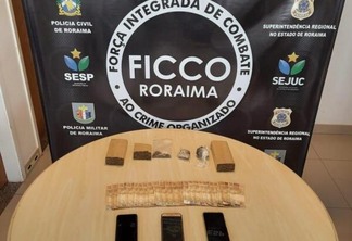 Material apreendido pela Ficco (Foto: Ascom Ficco/RR)