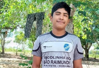 O jovem esportista Guilherme está arrecadando dinheiro para uma partida de futebol que selecionará novos talentos em Manaus. A arrecadação será até as 22h desta terça-feira (22). (Foto: Divulgação)