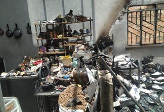 A família perdeu tudo que tinha no incêndio (Foto: Divulgação)
