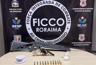 A FICCO é coordenada pela Polícia Federal e integrada pelas polícias Civil e Militar e pelas secretarias da Justiça e Cidadania e da Segurança Pública de Roraima (Foto: Divulgação)
