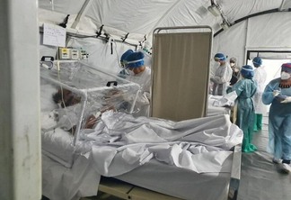 O Hospital Estadual de Retaguarda tem 63 pacientes internados (Foto: Arquivo FolhaBV)