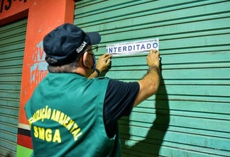 Seis estabelecimentos foram interditados pelas equipes da vigilância sanitária  durante fiscalização desse final de semana (Foto: Divulgação)