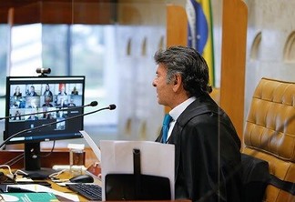 A sessão virtual extraordinária foi convocada pelo presidente do Supremo Tribunal Federal (STF), ministro Luiz Fux (Foto: Felipe Sampaio/SCO STF)