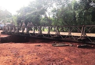 Modelo da Ponte Bailey utilizada pelo Exército (Foto: Ilustrativa/Exército Brasileiro)