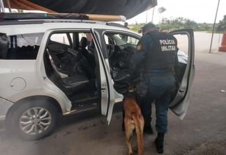 De acordo com a PMRR as ações de segurança e vigilância no posto de fiscalização do Jundiá foram intensificadas desde o fim de semana (Foto: Divulgação)