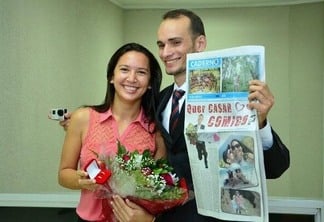 Fotógrafo fez pedido de casamento por meio da Folha de Boa Vista (Foto: Arquivo FolhaBV)