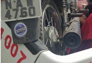 A motocicleta foi roubada na terça-feira, 15, na Praça Germano Augusto Sampaio (Foto: Divulgação)