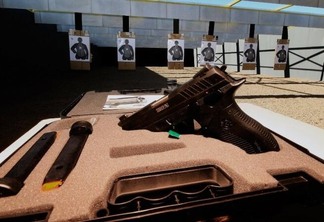O estande de tiros terá 470 metros quadrados e isolamento acústico antichamas, para treinos de tiros curtos e longos (Foto: Divulgação)
