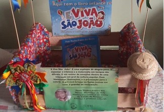 E Viva São João é um livro infantil com histórias e ilustrações para colorir (Foto: Divulgação)