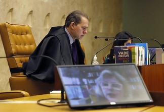 o ministro Dias Toffoli defendeu que a ação fosse julgada totalmente improcedente (Foto: Rosinei Coutinho/SCO/STF  Fonte: Agência Senado)