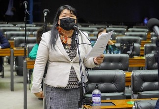 Joenia Wapichana (REDE-RR) teve aprovado o relatório favorável ao Projeto de Lei 3514/2019 (Foto: Ascom Parlamentar)