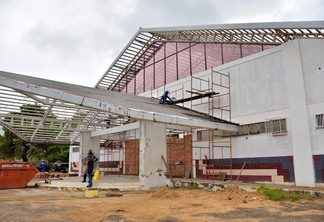 Antigo Boa Vista Shopping está sendo revitalizado (Foto: Secom RR)
