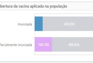 No total, foram aplicadas 276.118 doses em Roraima. (Ilustração: Reprodução/Vacinômetro)