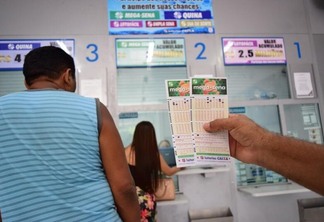 As apostas podem ser feitas até as 19h do dia do sorteio nas lotéricas de todo o país (Foto: Arquivo FolhaBV)