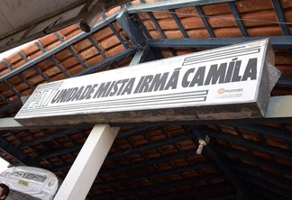 Fachada da Unidade Mista Irmã Camila, em Iracema