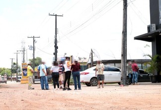 O caso ocorreu na manhã desta quarta-feira, 01, na Avenida Venezuela, bairro Mecejana.  (Foto: Nilzete Franco Folha BV)
