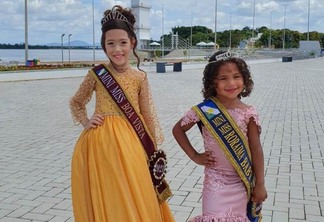 Elas vão representar Roraima no Concurso Mini Miss Brasil Mundial 2021, que vai ocorrer entre os dias 24 e 26 de setembro em Porto Alegre (Foto: Divulgação)