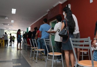 A antecipação da vacina que teve início nesta quarta-feira em todos os municípios (Foto: Nilzete Franco/FolhaBV)
