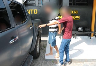 L.C.P, de 22 anos, conhecido como Toyota ou Garotinho foi preso na manhã desta sexta-feira, 24 (Foto: Nilzete Franco/FolhaBV)
