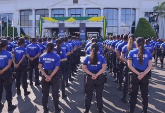 450 profissionais iniciaram o curso de formação, sendo 335 homens e 135 mulheres (Foto: Secom-RR)