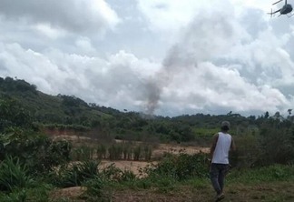 Avião teria caído na região de garimpo do Uraricuera  (Foto: Divulgação)