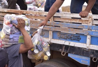 Mais de 61 mil famílias já foram contempladas com as cestas físicas e os cartões carregados com R$ 200  (Divulgação/Secom)