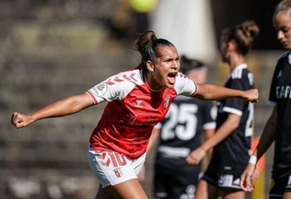 Vitória Almeida foi à forra e protagoniza liderança do Braga no Campeonato Português. (Foto: Divulgação - SC Braga)