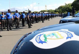Os novos policiais concluíram o curso de formação em agosto (Foto: Nilzete Franco/FolhaBV)