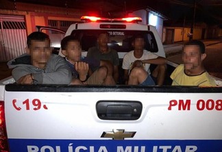 Os suspeitos foram encaminhados para a Central de Flagrantes para os procedimentos cabíveis (Foto: Divulgação)
