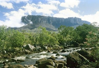 Monte Roraima e Rio Cotingo (Foto: Benjamim da Luz)