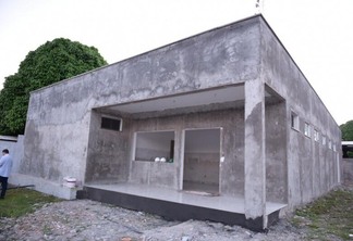 O prédio está sendo construído ao lado do Comando da Polícia Militar. (Foto: Divulgação)