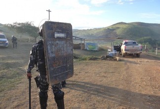 Um policial e seis indígenas ficaram feridos (Foto: Divulgação)