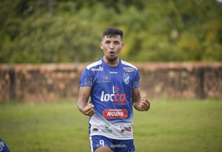 Camisa 9, Diego, foi artilheiro do Mundão no Estadual Sub-20, com três gols. (Foto: Itamar Lopes - São Raimundo)