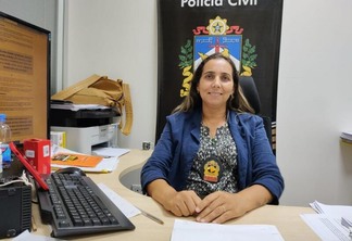 Delegada titular do 3º Distrito Policial, Simone Arruda. (Foto: Divulgação)