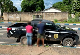 Casal foi preso no município de Cantá (Foto: PCRR)