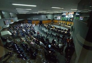 O plenário Noêmia Bastos Amazonas, da Assembleia Legislativa (Foto: Nonato Sousa/SupCom ALE-RR)