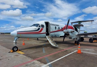 Aeronaves Beechcraft B1900 da Trans Guyana Airways têm capacidade para 19 passageiros (Foto: Divulgação)