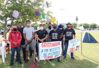 Os concurseiros lutaram para garantir a 2ª turma fazendo diversas reivindicações na Assembleia Legislativa de Roraima. (foto: Nilzete Franco)