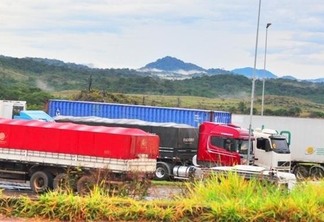 Em Roraima, os auditores também deflagraram greve e por conta disso, aproximadamente 800 carretas estão paradas entre o Amazonas e Roraima (Foto: Divulgação)