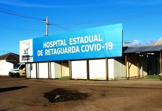 O Hospital Estadual de Retaguarda Covid-19, no bairro 13 de Setembro (Foto: Nilzete Franco/FolhaBV)