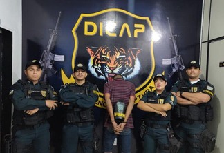 O acusado foi conduzido à sede da Dicap (Foto: Divulgação)
