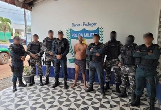 Prisão foi efetuada no KM 10 do município pela equipe da Terceira Companhia Independe de Policiamento de Fronteira, após uma denúncia anônima sobre a localização do suspeito. (Foto: Divulgação/Polícia)
