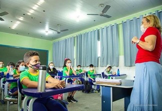 Escolas terão aulas em formato 100% presencial (Foto: Divulgação/PMBV)