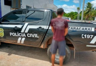 L. C. L colaborou com a ação policial e não resistiu à prisão. (Foto: Divulgação)