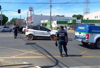 Acidentes ocorreram no bairro São Francisco (Foto: Nilzete Franco/FolhaBV)