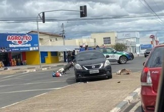 Acidente ocorreu no cruzamento entre as avenidas Santos Dumont e Capitão Júlio Bezerra (Foto: Divulgação)