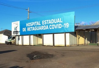 O Hospital Estadual de Retaguarda Covid-19 tem 82 leitos clínicos para pacientes com a doença (Foto: Nilzete Franco/FolhaBV)