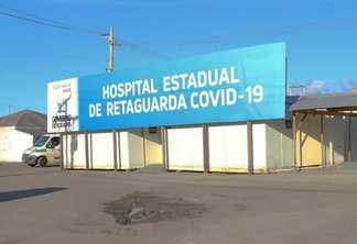 O Hospital Estadual de Retaguarda Covid-19 é referência para o atendimento de pacientes da doença (Foto: Nilzete Franco/FolhaBV)
