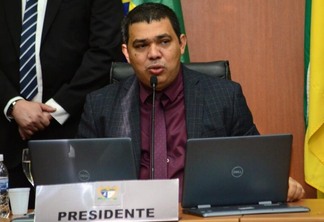 Presidente da Assembleia Legislativa, Soldado Sampaio (PCdB) (Foto: Nilzete Franco Folha BV)