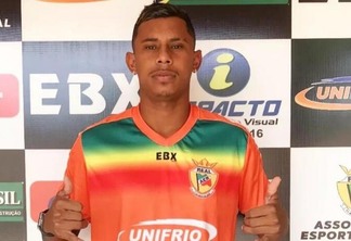 Zagueiro Guigui irá atuar pela primeira vez no futebol macuxi. (Foto: Daiane Nascimento/Agência Real)